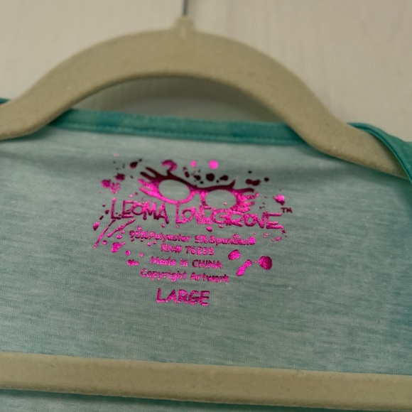 Leoma Lovegrove Vintage Turquoise Fish Print Piece - Picture 6 of 6